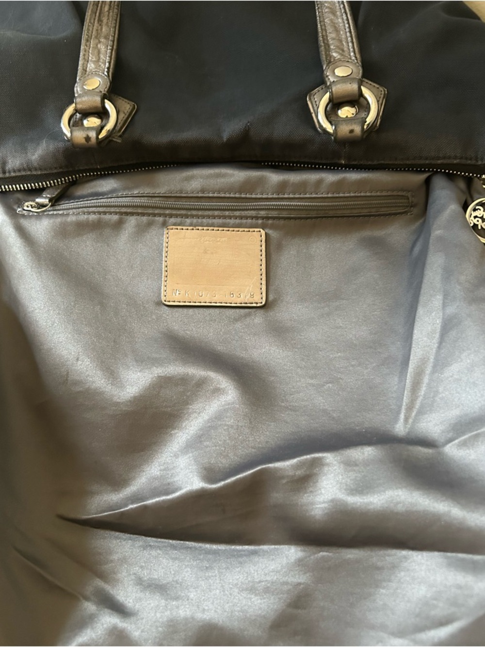 Coach Poppy Black Denim Rhinestone Tote 16319 - Picture 16 of 16